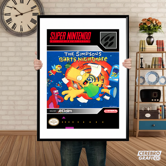 Cuadro SNES Bart's Nightmare