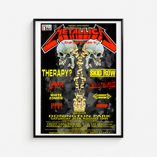 Cuadro Metallica Escape from the Studio 1995