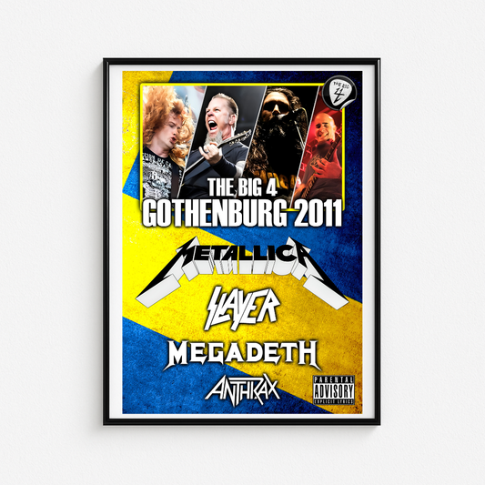 Cuadro Metallica The Big 4
