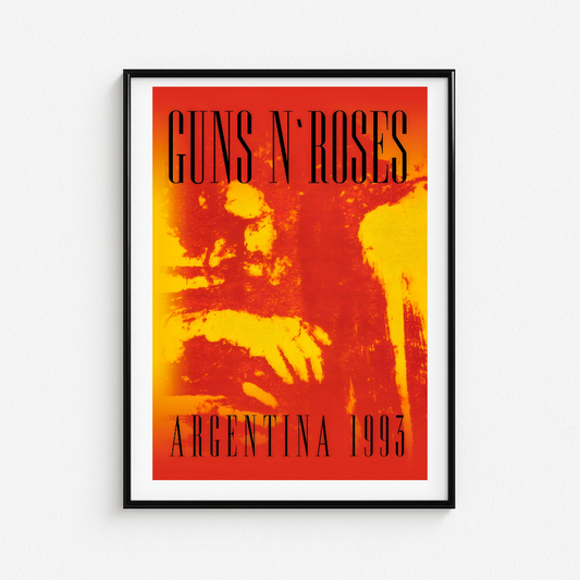 Cuadro Guns N Roses Argentina 1993