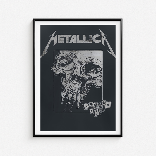 Cuadro Metallica Damage Onca