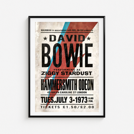Cuadro David Bowie Hammerstein Odeon