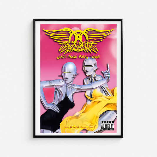 Cuadro Aerosmith Just Push Play Tour
