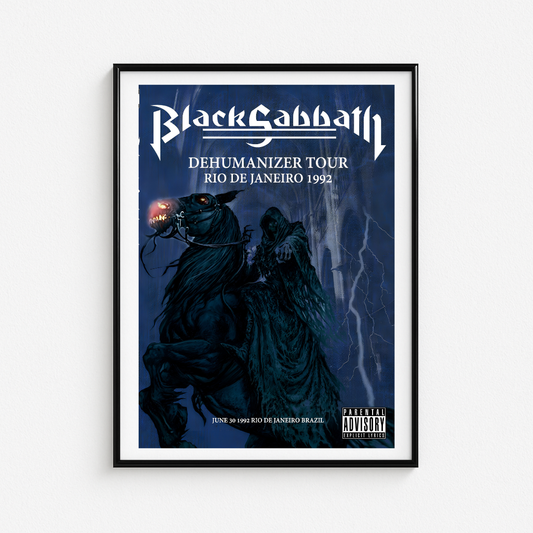Cuadro Black Sabbath Rio de Janeiro 1992