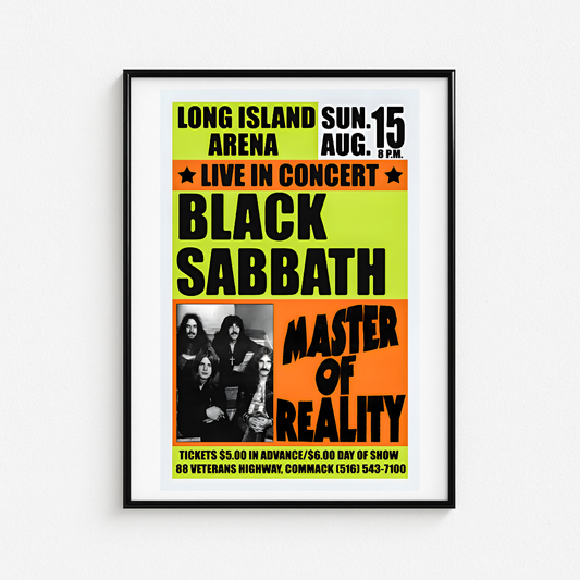 Cuadro Black Sabbath Master Of Reality