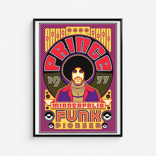 Cuadro Prince Minneapolis Funk 1977