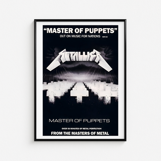 Cuadro Metallica Master Of Puppets