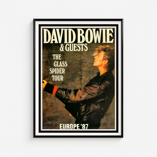 Cuadro David Bowie Europe '87