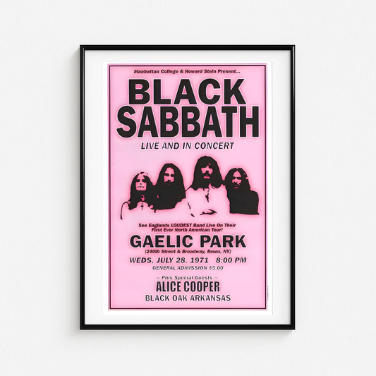 Cuadro Black Sabbath Gaelic Park