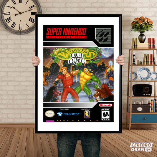 Cuadro SNES Battletoads Double Dragon