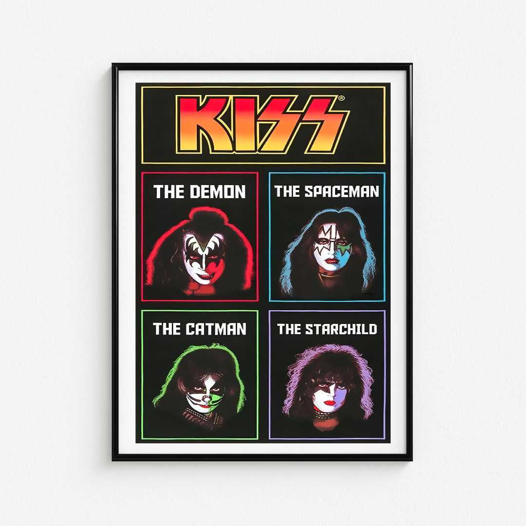 Cuadro Kiss 4 Faces
