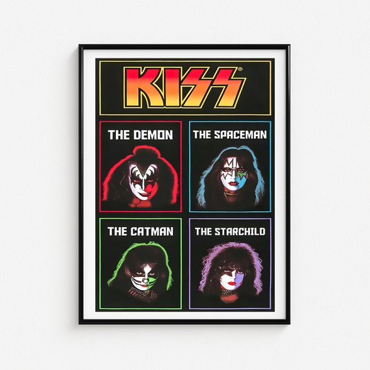 Cuadro Kiss 4 Faces