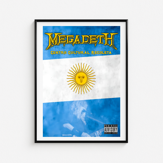 Cuadro Megadeth Centro Cultural Recoleta