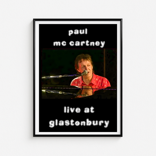 Cuadro Paul McCartney Live on Glastonbury