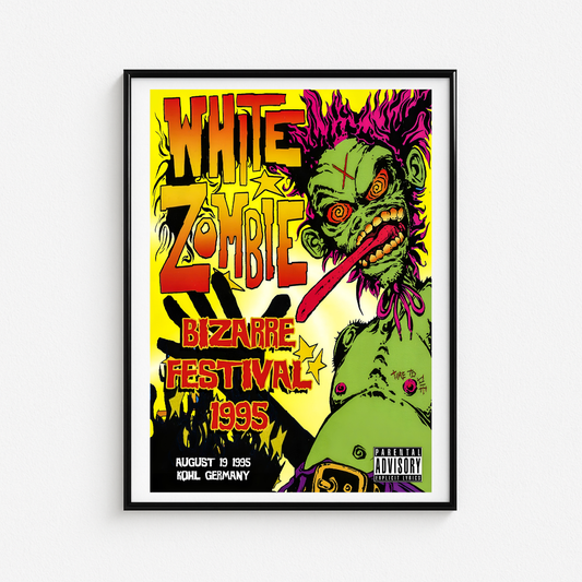 Cuadro White Zombie Bizarre Festival 1995