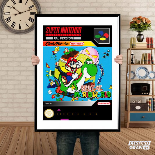 Cuadro SNES Brutal Mario World