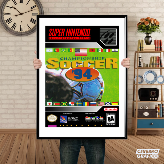 Cuadro SNES Championship Soccer '94