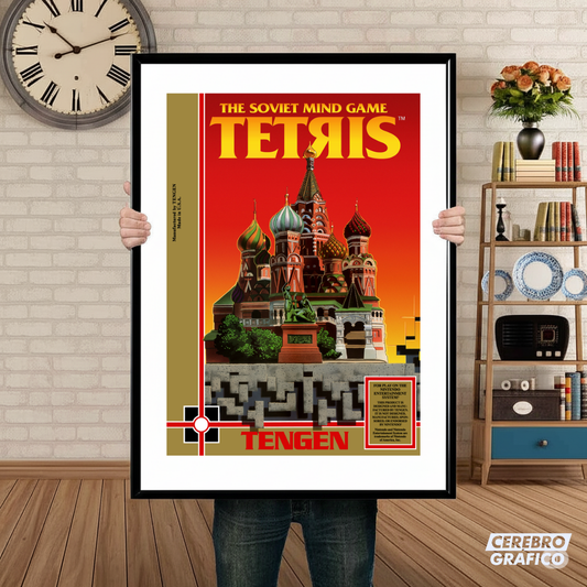 Cuadro Nintendo Tetris Arcade