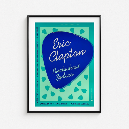 Cuadro Erick Clapton Buckwheat Zydeco