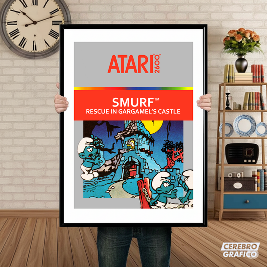 Cuadro ATARI Smurfs Rescue In Gargamels Castle