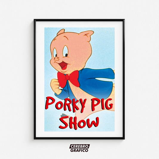 Cuadro Porky Pig Show