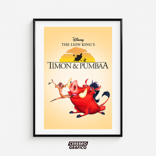 Cuadro Timón & Pumba