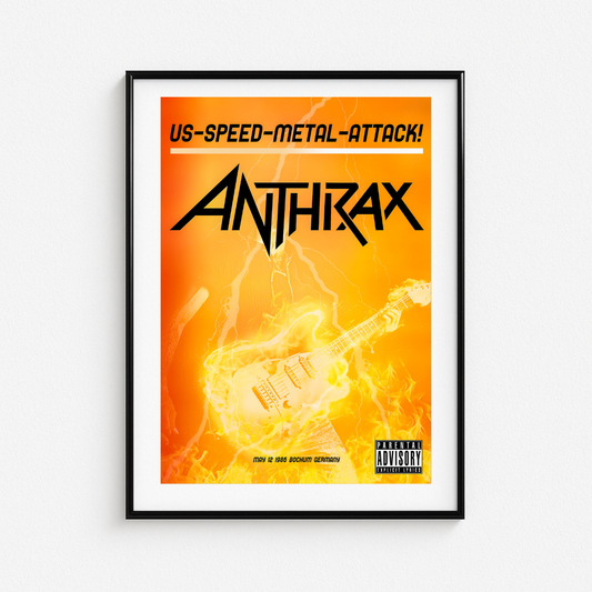 Cuadro Anthrax Up-Speed-Metal-Attack!