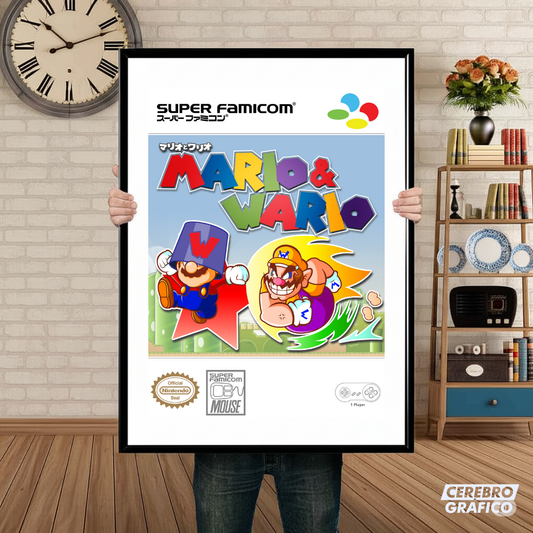 Cuadro SNES Mario & Wario