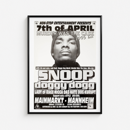 Cuadro Snoop Doggy Dogg Murder Was The Case Tour 1995