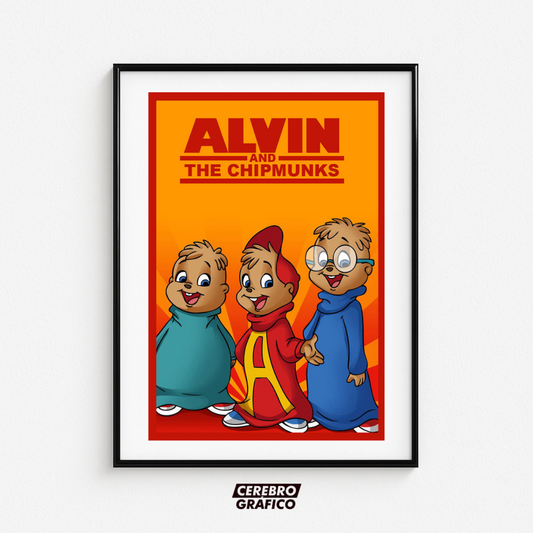 Cuadro Alvin y las Ardillas