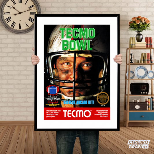 Cuadro Nintendo Tecmo Bowl