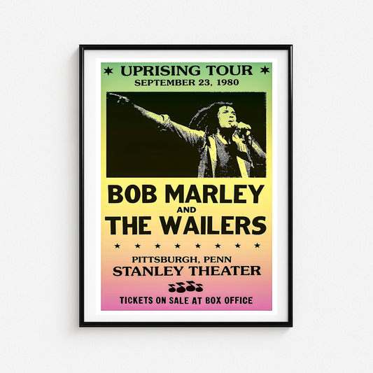 Cuadro Bob Marley and The Wailers Stanley Theater