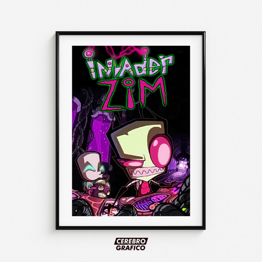 Cuadro Invader Zim