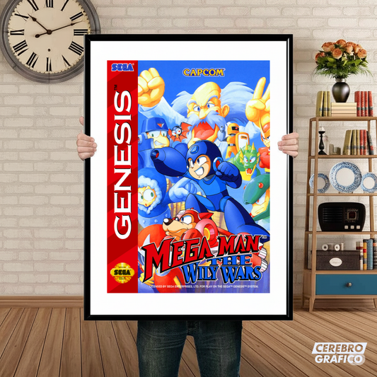 Cuadro SEGA Mega Man The Wily Wars