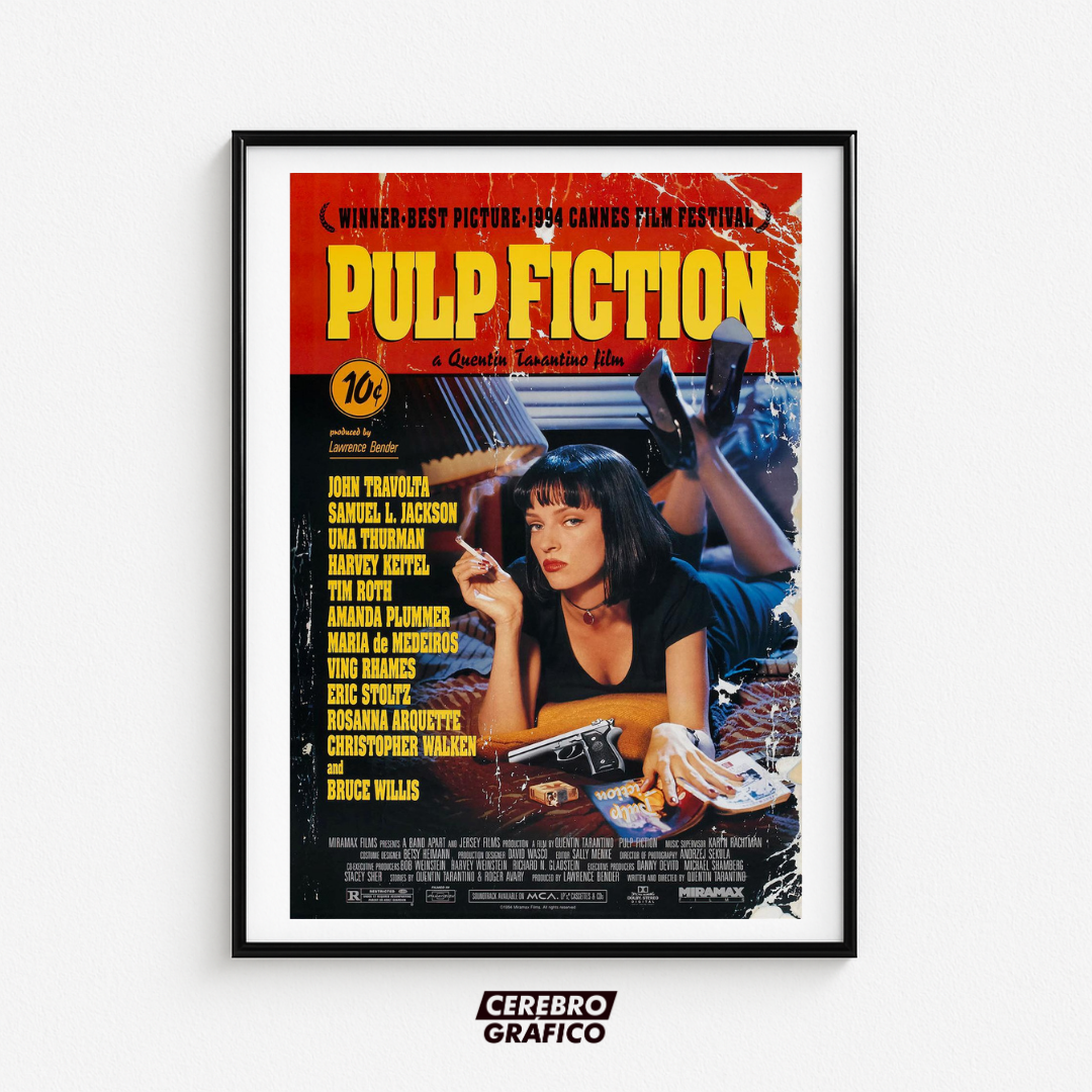 Cuadro Tiempos Violentos / Pulp Fiction