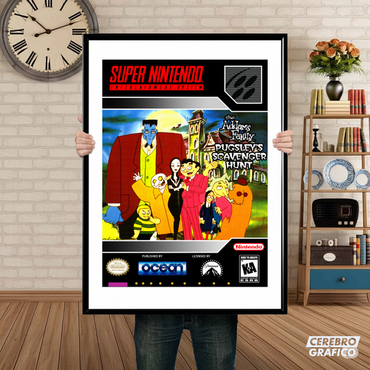 Cuadro SNES Addams Family Pugsley
