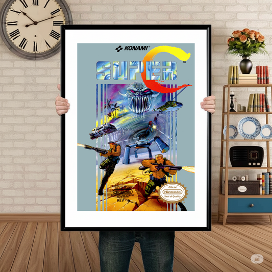 Cuadro Nintendo Super Contra