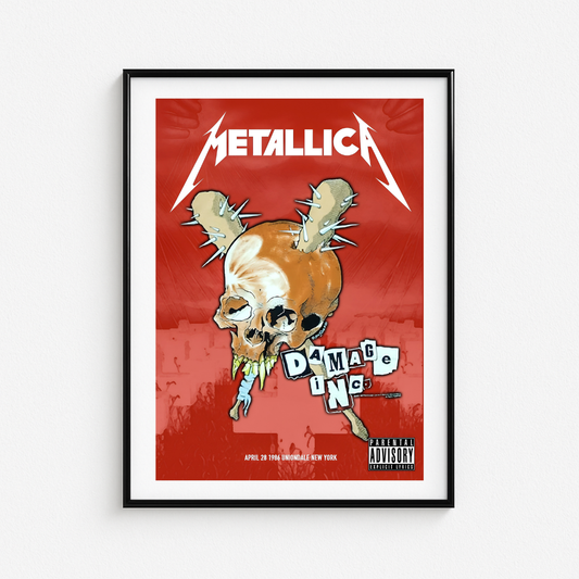 Cuadro Metallica Damage Inc Color