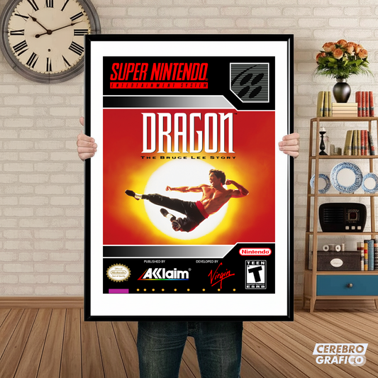 Cuadro SNES Dragon The Bruce Lee Story