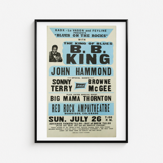 Cuadro BB King Red Rock Amphitheatre