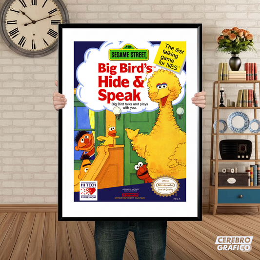 Cuadro Nintendo Sesame Street Big Bird