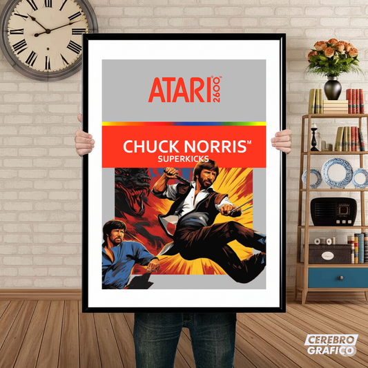 Cuadro ATARI Chuck Norris SuperKick