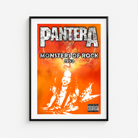 Cuadro Pantera Monsters Of Rock 1992