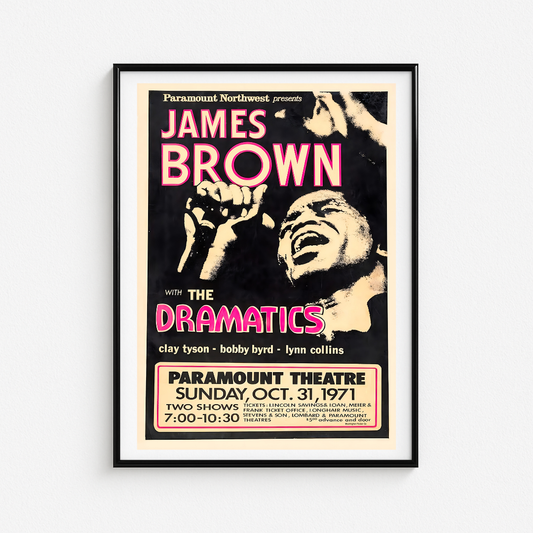 Cuadro James Brown Paramount Theatre 1971