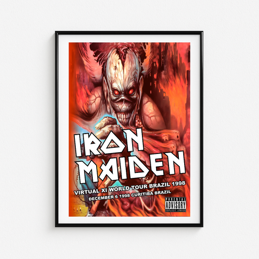 Cuadro Iron Maiden Curitiba Brazil