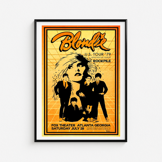 Cuadro Blondie 1979 Fox Theater Atlanta