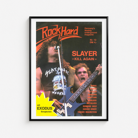 Cuadro Slayer Kill Again Rock Hard