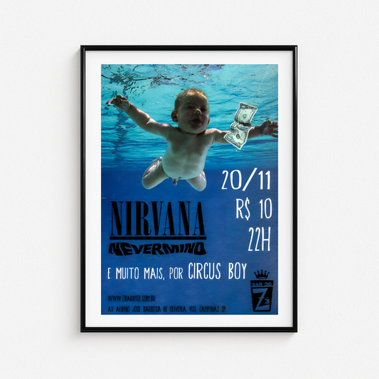 Cuadro Nirvana Nevermind Circusboy