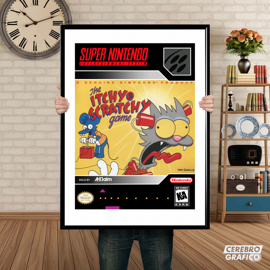 Cuadro SNES The Itchy & Scratchy Game