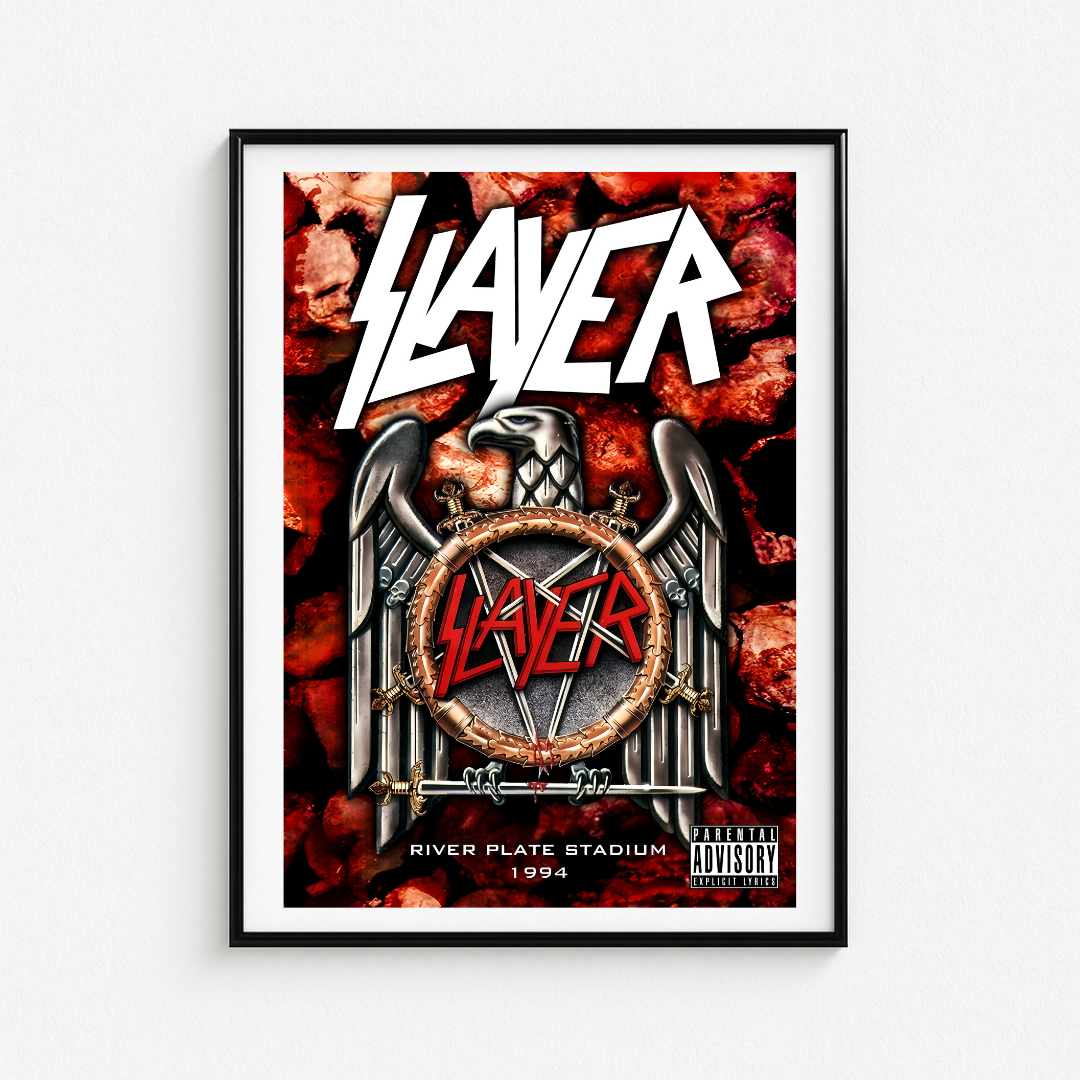 Cuadro Slayer River Plate Stadium 1994